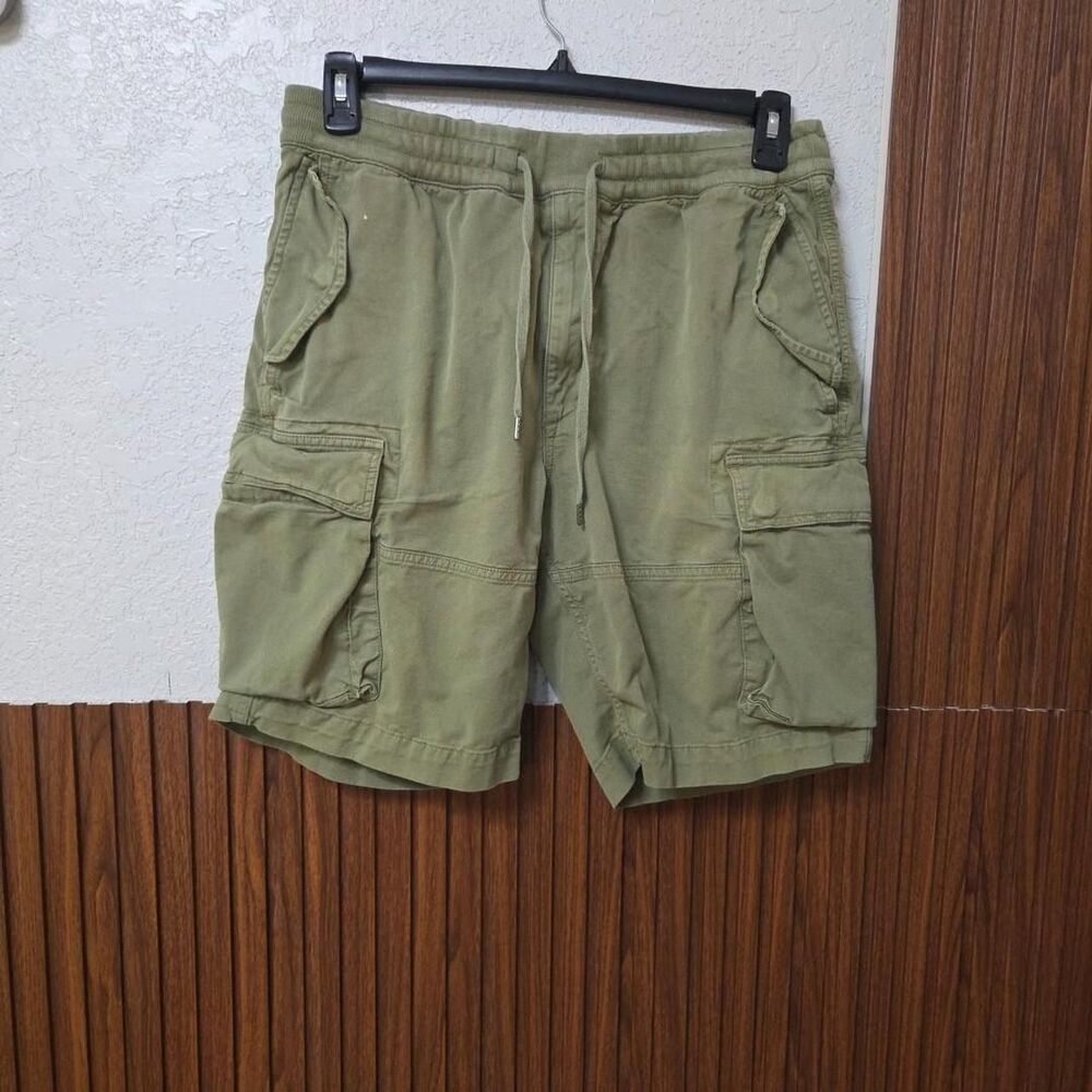 Utility Men's Green and Khaki Shorts